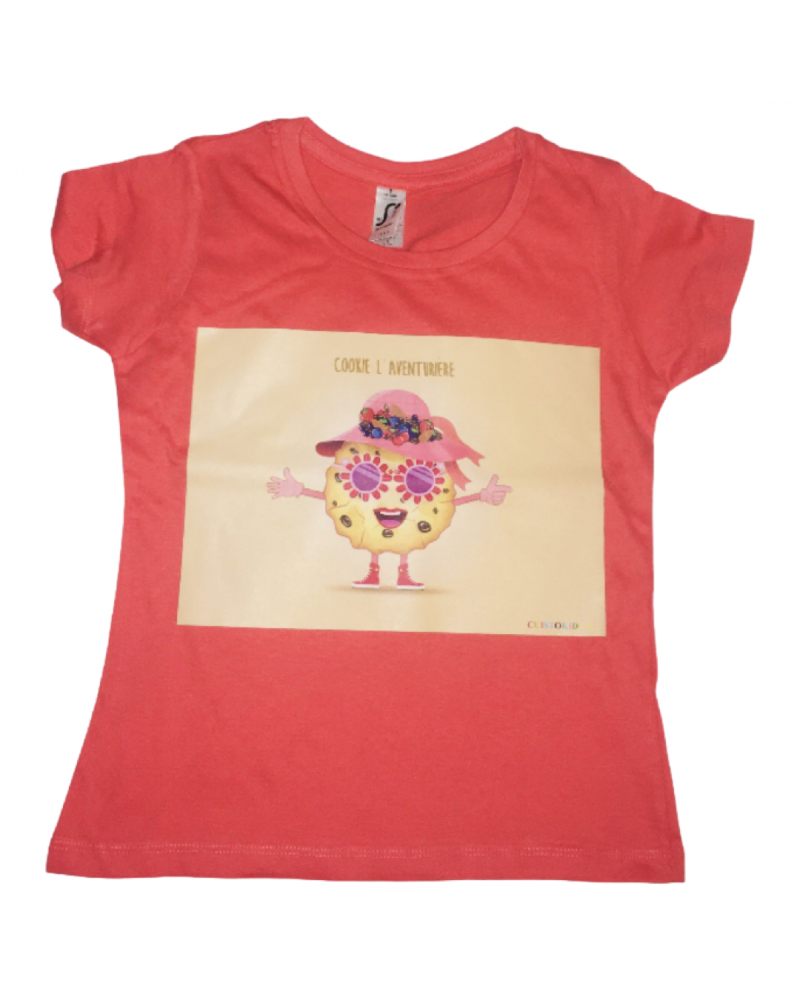 t-shirt enfant coton cookie