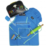 kit  tablier & toque enfant et sa malette de patisserie cuistokids