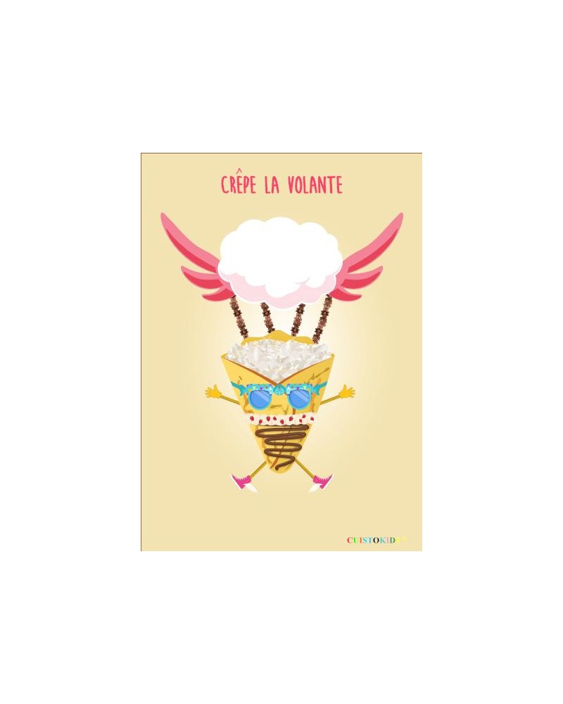 mascotte cuistokids crêpe la volante