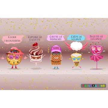 Étiquettes mascottes Cuistokids | Téléchargements et coloriages gratuits pour enfants